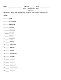 Sadlier Vocabulary Workshop Level C Unit 7 Test