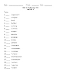 Sadlier Vocabulary Workshop Level G Units 1 - 15