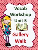 Sadlier's Vocabulary Workshop Level Orange 4th Gr Unit 5 G