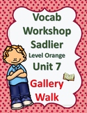 Sadlier's Vocabulary Workshop Level Orange 4th grade Unit7