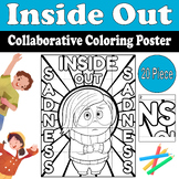 Sadness Collaborative Coloring Poster | Inside Out | Final