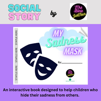 Preview of Sadness/Depression Coping | Interactive Book/Printable | Behavior | SEL Lesson