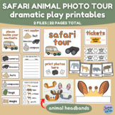 Safari Animal Photo Tour Preschool Dramatic Play Printable