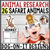 Animal Report Template Safari Animals Research Project Jun