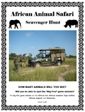 Safari Animal Scavenger Hunt 