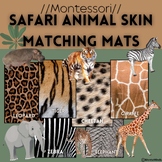 Safari Animal Skin Matching Mats//Montessori//