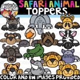 Safari Animal Toppers Clipart Safari Clipart By Creating4 The Classroom