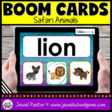 Safari Animals Boom Cards™ Science Vocabulary Words Activity 