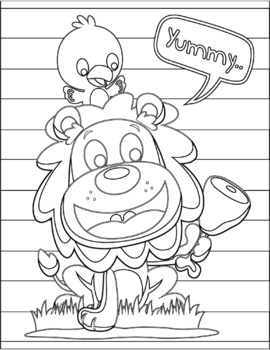 Safari Animals Coloring Pages V2 by Qetsy | TPT