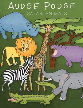 Preview of Safari Animals Graphic Pack FREEBIE