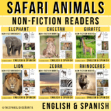 SAFARI ANIMALS BUNDLE Non-Fiction Readers (English & Spanish)