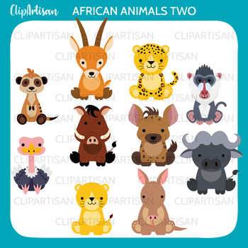 Download African Animals Clipart Bundle By Clipartisan Teachers Pay Teachers