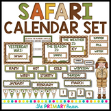 Safari Calendar Set Including Weather, Seasons, Daily Math