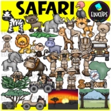 Safari Clip Art Set {Educlips Clipart}