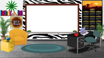 Preview of Safari Design Virtual School Background