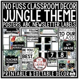 Safari Jungle Tropical Theme Classroom Décor Back to Schoo