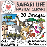 Safari Life Clipart by Clipart That Cares