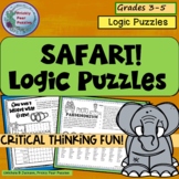 Safari Logic Puzzles - Zoo Activities 