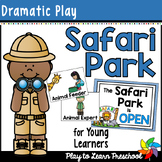 Safari Park Zoo Dramatic Play Printables for Preschool PreK