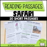 Safari Reading Comprehension Passages