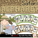 Safari Themed Alphabet Posters