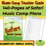 Safari Themed Music Camp Complete Teacher's Guide Elementa