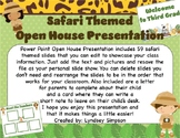 Safari Themed Open House/Curriculum Night Presentation