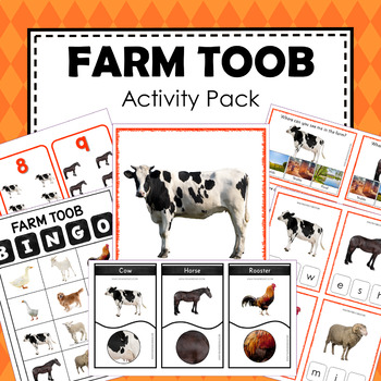 Safari Toob Farm Themed Preschool and Kindergarten Learning Pack