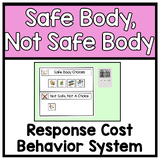 Safe Body Response Cost Behavior System | ABA | Behavior M