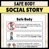 Safe Body Social Story for Special Education: Personal Space