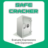 Safe Cracker - Simplify Expressions Including Exponents - 