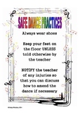 Safe Dance Practices Poster