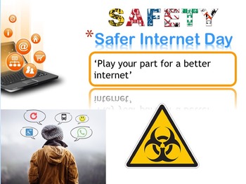 Preview of Safe Internet day e-safe day presentation freebie