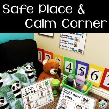 Preview of Safe Place, Calm Corner Materials for Calming Techniques