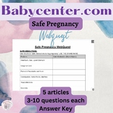 Safe Pregnancy WebQuest Babycenter.com: Child Development FACS