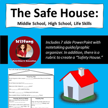 Preview of Safe & Secure Housing:  PowerPoint with Notetaking Guide and Optional Project