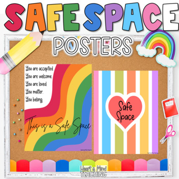 Preview of Safe Space Posters FREEBIE
