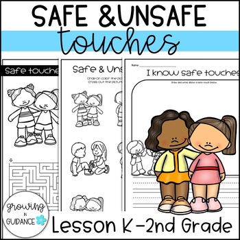Preview of Safe & Unsafe Touches Lesson: K-2nd Grade