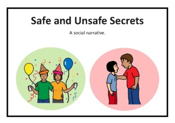 Preview of Safe and Unsafe Secrets Social Narrative Story
