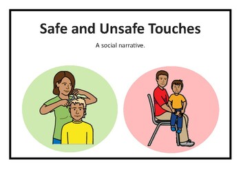 Preview of Safe and Unsafe Touches Social Narrative Story