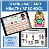 Safe and healthy at school COVID-19 rules routines scenari