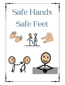Preview of Safe hands and Safe Feet! ( Social Story)