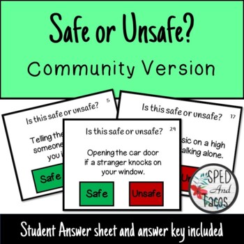 Preview of Safe of Unsafe? Community Version  