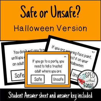 Preview of Safe or Unsafe? Halloween Version