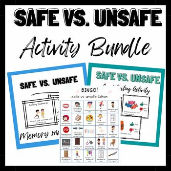 Preview of Safe vs. Unsafe Activity Bundle; Safety Awareness Activity Bundle