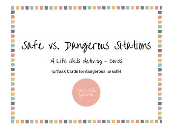 Preview of Safe vs. Unsafe (Pictures) / Life Skills / Speech Therapy / Autism