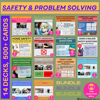 Preview of Safety Awareness MEGA BUNDLE - Adult Speech Therapy - Cognitive Therapy