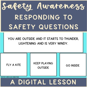 Preview of Safety Awareness Responding to Varied Safety Scenarios Digital Lesson