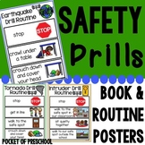 Safety Drills Books & Routine Posters (Earthquake, Tornado