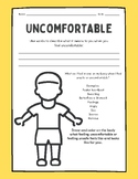 Safety: Feeling Uncomfortable (Printable Worksheet)